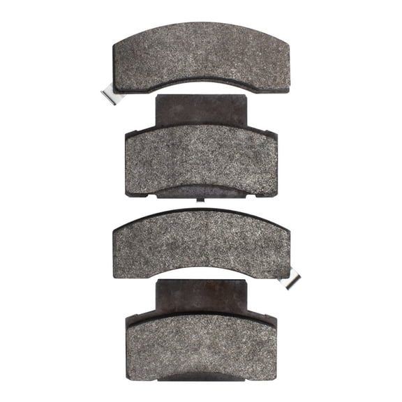 CarLights360 For Chevy Express 3500 1996-2002 Disc Brake Pads | Semi Metallic Friction | Mechanical Pad Wear Sensor | 19.6 Millimeters / 0.77 in Inner Overall Thickness | 124.5 mm / 4.90 Inches Width