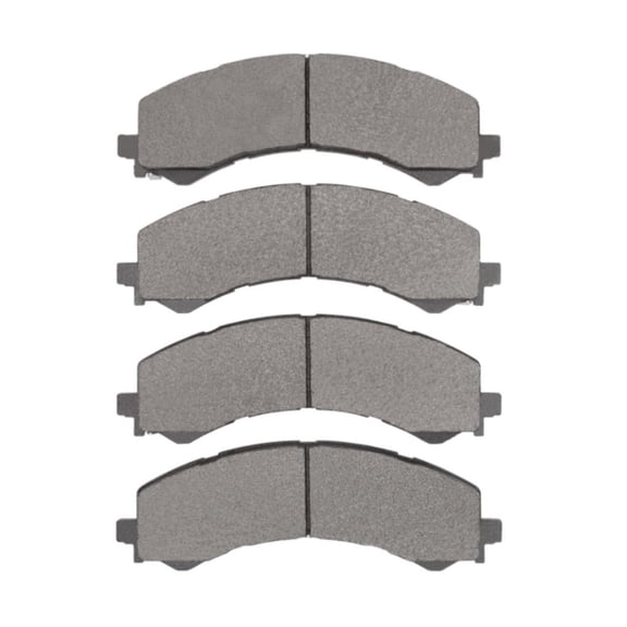 CarLights360 For Chevy Express 3500 2021 22 23 24 2025 Disc Brake Pads | Semi Metallic Friction | Mechanical Pad Wear Sensor | 71 Millimeters / 2.80 Inches Inner Pad Height