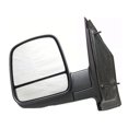 thumbnail image 1 of CarLights360 For Chevy Express Cargo 2010 2011 Side View Mirror Driver Side | Black Housing | Plastic Material | Manual Adjustment Type | Screws Attachment | Clear Glass Color | Rectangular Glass Sha, 1 of 4
