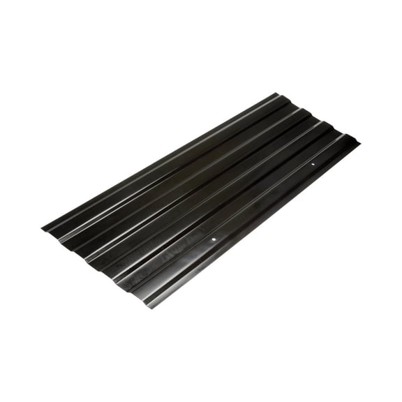 CarLights360 For Chevy K2500 1990-1999 Truck Bed Floor Patch Panel | Steel | Black | Weld On Mounting | 0.5 Inches Depth | 20 Ga. Thickness | Replacement For 15611230, 15611231