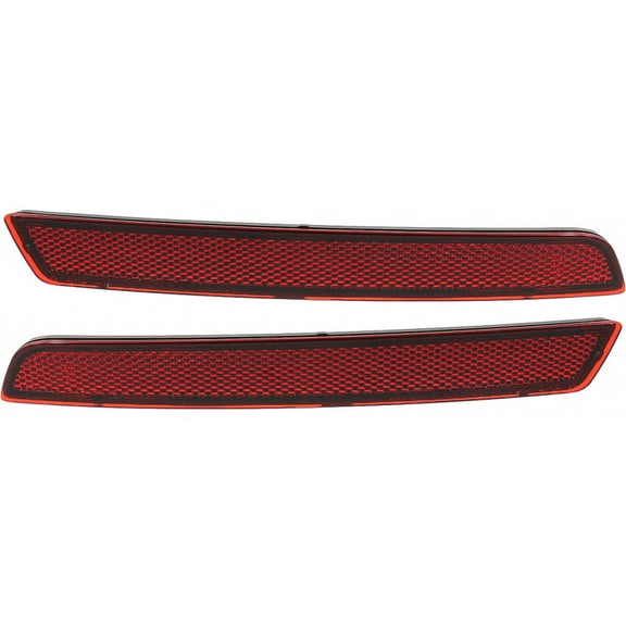 CarLights360: For Chevy Malibu Rear Reflector 2013 2014 2015 Pair Driver and Passenger Side CAPA Certified GM1184106 + GM1185106 | 20998412 + 20998413