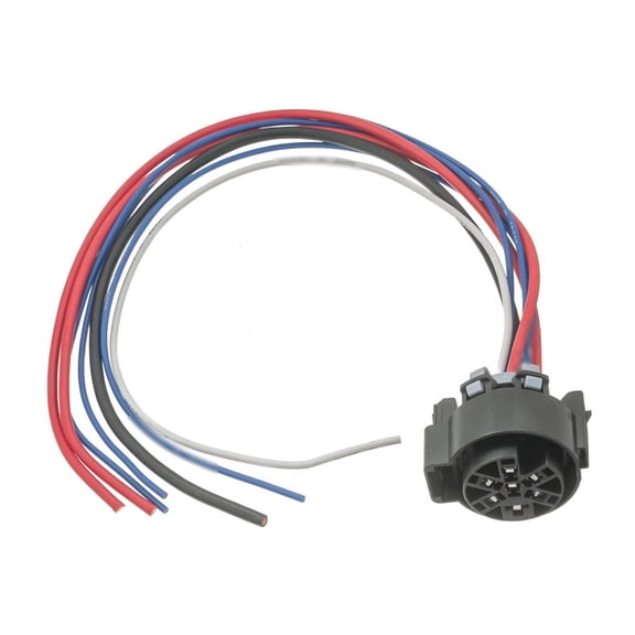 CarLights360 For Chevy Silverado 1500 HD Classic/3500 2007 Electrical Connector | Plastic | Metal Contact Terminal Material | Blade Terminal | Push On Attachment Method | Round Connector | For 153061
