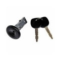 thumbnail image 1 of CarLights360 For Chevy Silverado 2500/1500 HD 2006 Ignition Lock Cylinder | Black Housing | Metal | 2 Pieces Key | With Keys | Replacement For 15298923, 88956844, 1 of 4