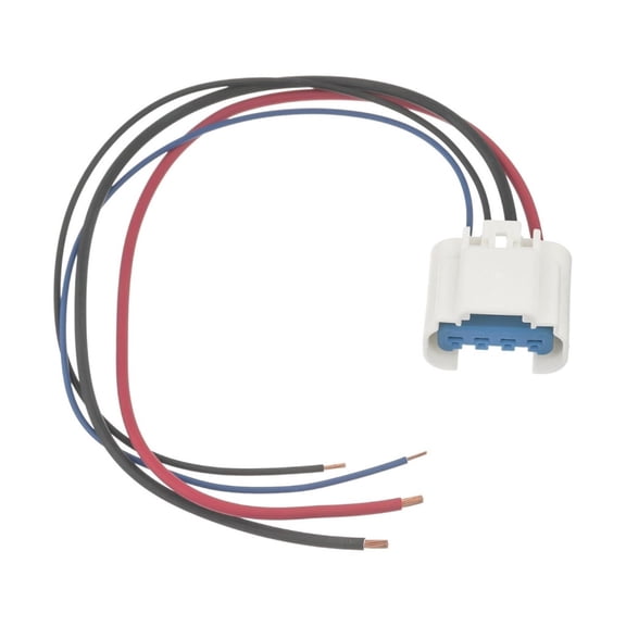 CarLights360 For Chevy Silverado 3500 HD 2010-2019 HVAC Blower Motor Resistor Connector | Blade Terminal | Rectangular Connector | Male Gender | Replacement For 13587174, PT2877