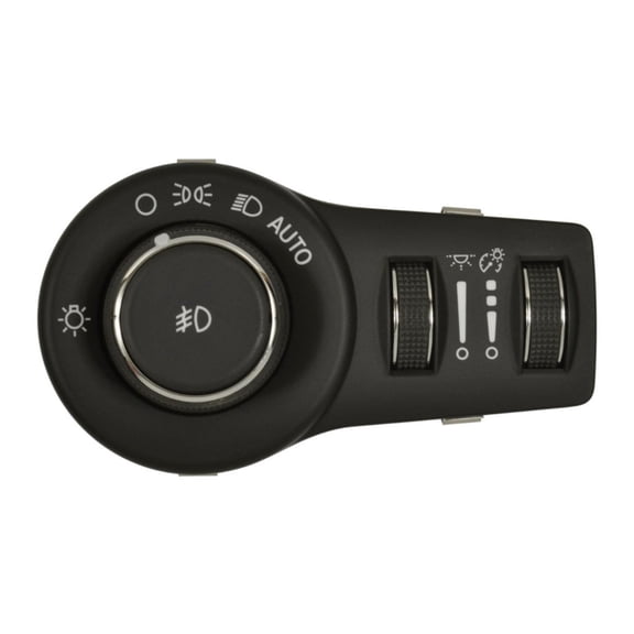 CarLights360 For Chrysler 200 2015 2016 Headlight Switch | Black Knob Color | Pin Terminal | Direct, Snap Fit Attachment Method | Female Connector | Rectangular Connector | For 68154356AD, 68154356AE