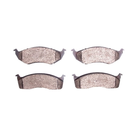 CarLights360 For Chrysler Town and Country 1996 97 98 99 2000 Disc Brake Pads | Semi Metallic Friction | 165.1 Millimeters/6.50 Inches Inner Pad Width