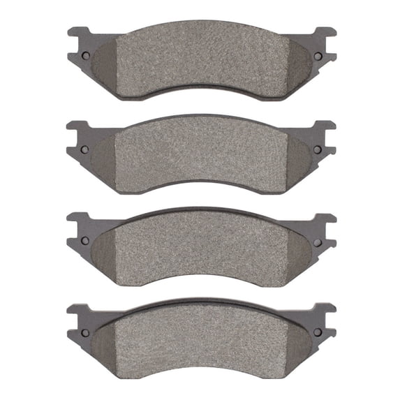 CarLights360 For Dodge Ram 1500 2004 05 06 07 2008 Disc Brake Pads | Semi Metallic Friction | Mechanical Pad Wear Sensor Type | 19.8 Millimeters / 0.78 Inches Inner Overall Thickness