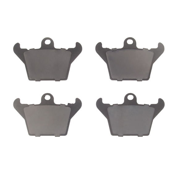 CarLights360 For Dodge Viper 2003 2004 2005 2006 Parking Brake Pads | Low Metallic Friction Material | 55.4 Millimeters / 2.18 Inches Inner Height | 88.1 Millimeters / 3.47 Inches Inner Width