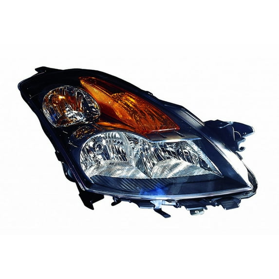 CarLights360: For 2007 Nissan Altima Headlight Assembly Passenger Side w/ Bulbs HID Type Black Housing For NI2503167 | 26010-JA10A, 26010-JA10B