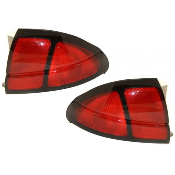 CarLights360: For 1995-2001 Chevy Lumina Tail Light Assembly Driver and Passenger Side Base/LS Models GM2800137 GM2801137 | 5976387, 5976388