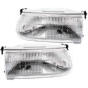 CarLights360: For 1995 - 2001 Ford Explorer Headlight Assembly Driver and Passenger Side w/Bulbs | DOT Certified - Replaces FO2503122 FO2502122