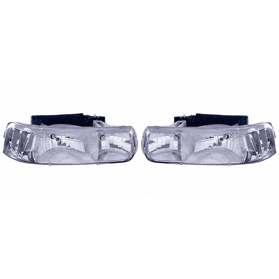 CarLights360: For 2001 2002 2003 2004 2005 Chevy Tahoe Head Light Assembly - Replacement for GM2505103