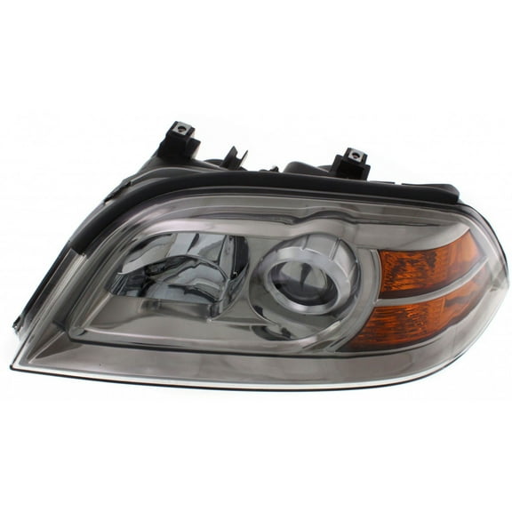 CarLights360: For 2004 2005 2006 Acura MDX Headlight Assembly Driver Side Black Housing DOT Certified For AC2518107