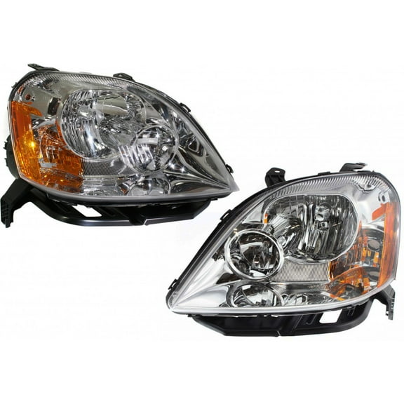 CarLights360: For 2005 2006 2007 Ford Five Hundred Headlight Assembly Driver and Passenger Side CAPA Certified w/Bulbs Replaces FO2502221 FO2503221
