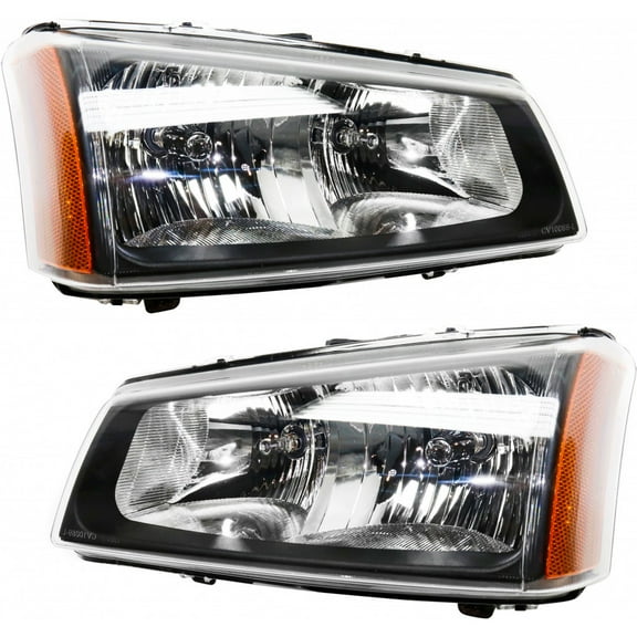 CarLights360: For 2005 2006 Chevy Silverado 2500 Headlight Assembly Driver and Passenger Side CAPA Certified w/Bulbs-Replaces GM2502257 GM2503257