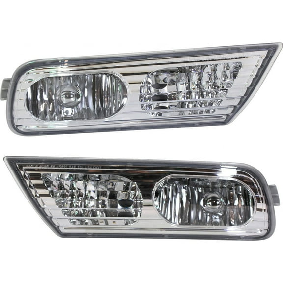 CarLights360: For 2007 2008 2009 Acura MDX Fog Light Assembly Driver and Passenger Side Pair DOT Certified - Replaces AC2592107, AC2593107