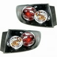thumbnail image 1 of CarLights360: For 2007 2008 2009 Mazda 3 Tail Light Pair Driver and Passenger Side Sedan W/ Bulbs Replaces MA2800136 MA2801136, 1 of 4