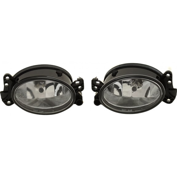 CarLights360: For 2007 2008 2009 Mercedes-Benz R320 Fog Light Assembly Driver and Passenger Side Pair w/Bulbs | MB2592117 MB2593117