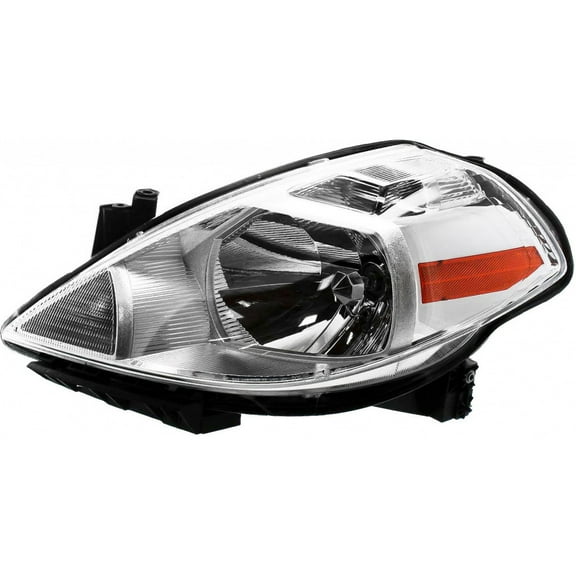 CarLights360: For 2007-2012 Nissan Versa Hatchback Headlight Assembly Driver Side w/ Bulbs DOT Certified For NI2502165