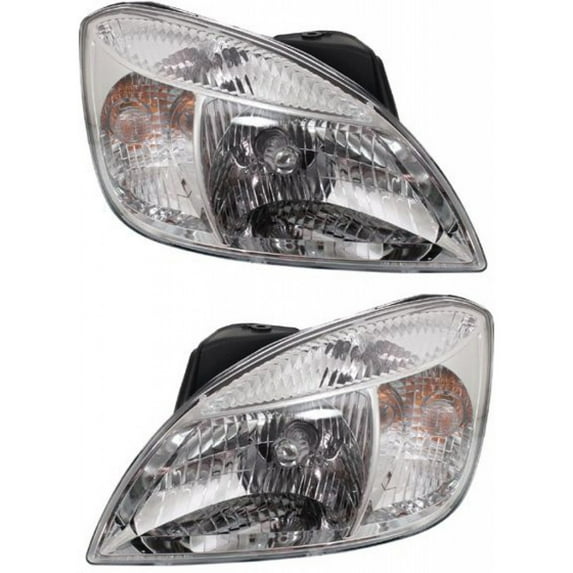 CarLights360: For 2009 2010 2011 Kia Rio5 Headlight Assembly Driver and Passenger Side Type 1 w/Bulbs | DOT Certified | KI2502142 KI2503142