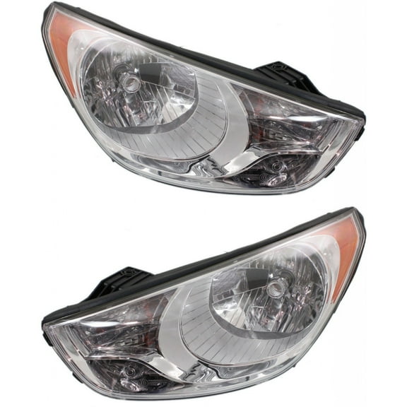 CarLights360: For 2010 2011 2012 2013 Hyundai Tucson Headlight Assembly Driver and Passenger Side w/Bulbs | CAPA Certified | HY2502158 HY2503158