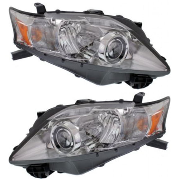 CarLights360: For 2010 2011 2012 Lexus RX350 Headlight Assembly Driver and Passenger Side HID | w/Bulbs | DOT Certified | LX2502148 LX2503148