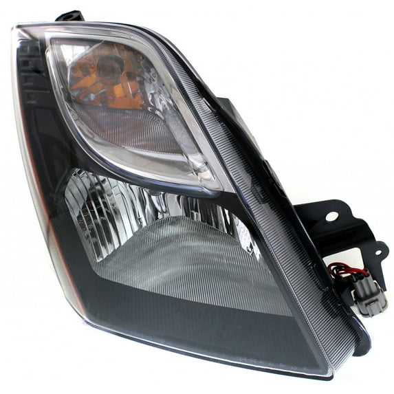 CarLights360: For 2010 2011 2012 NISSAN SENTRA Headlight Assembly Passenger Side w/Bulbs Black Housing-DOT Certified Replacement for NI2503193