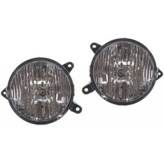 CarLights360: For 2010 2011 Ford Mustang Fog Light Assembly Driver and Passenger Side Pair w/ Bulbs - Replaces FO2592228 FO2593228 Vehicle Trim: GT