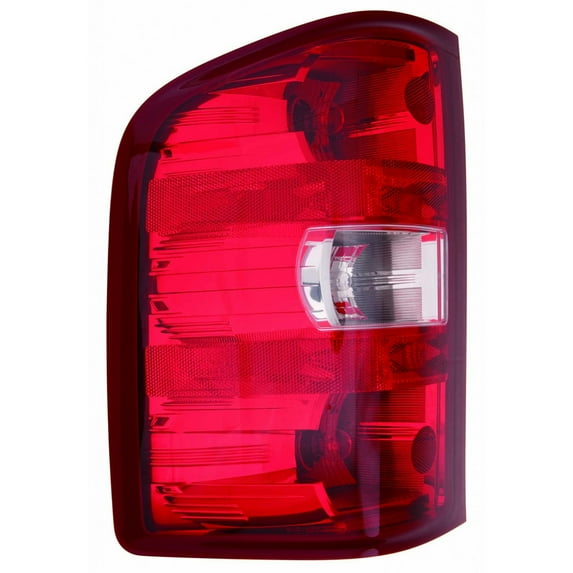 CarLights360: For 2010 GMC Sierra 3500 HD Tail Light Assembly Driver Side w/ Bulbs CAPA Certified Replacement for GM2800249
