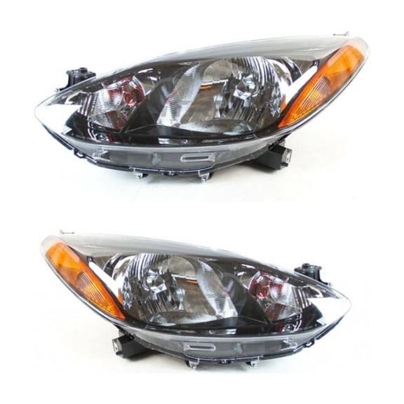 CarLights360: For 2011 2012 2013 2014 Mazda 2 Headlight Assembly Driver and Passenger Side DOT Certified w/Bulbs-Replaces MA2518144 MA2519144