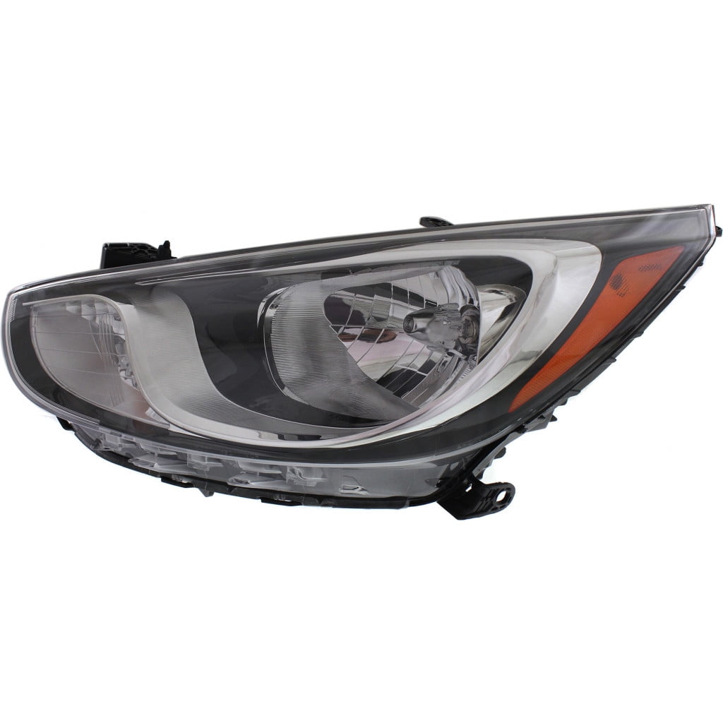 CarLights360 For 2012 2013 2014 2015 Hyundai Accent Headlight Assembly Driver Side w/Bulbs