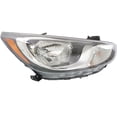 thumbnail image 1 of CarLights360: For 2012 2013 2014 Hyundai Accent Headlight Assembly Passenger Side w/Bulbs Black Housing CAPA Certified For HY2503163, 1 of 4