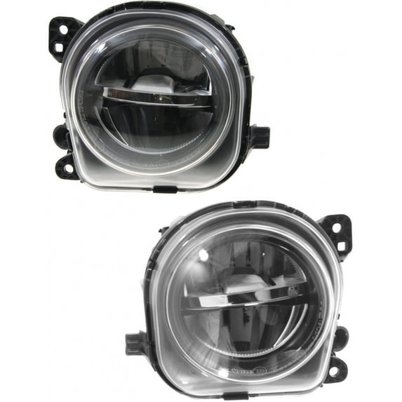 CarLights360: For 2014 2015 2016 BMW 528i Fog Light Assembly Driver and Passenger Side Pair w/Bulbs LED DOT Certified Replaces BM2592152 BM2593152