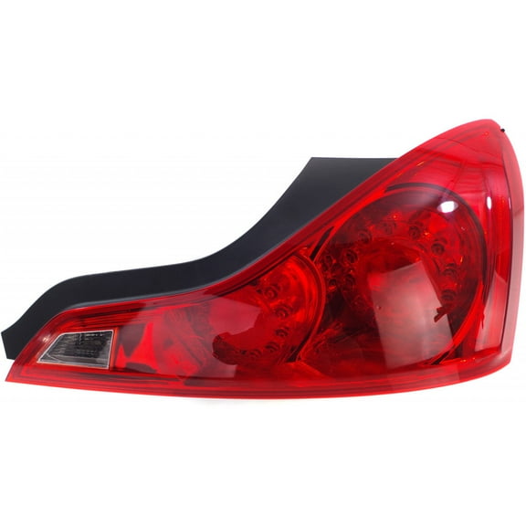CarLights360: For 2014 2015 Infiniti Q60 Tail Light Assembly Passenger Side w/Bulbs - DOT Certified Replacement for IN2801122 | 26550-JL00B