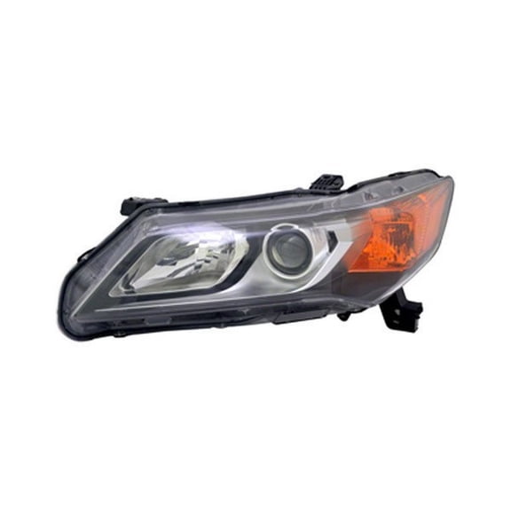 CarLights360: For Acura ILX Headlight Assembly 2013 2014 2015 Driver Side w/ Bulbs DOT Certified Replacement For AC2502121