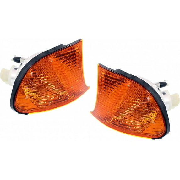 CarLights360: For BMW 330i Signal Corner Light 2002 2003 Driver and Passenger Side Pair For BM2520115 + BM2521115