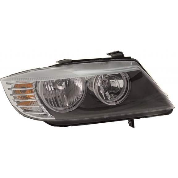 CarLights360: For BMW 335i xDrive Headlight Assembly 2009 2010 2011 Passenger Side w/ Bulbs Sedan CAPA Certified Replacement For BM2519123