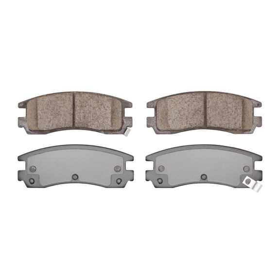 CarLights360 For Cadillac Eldorado 1997 98 99 00 01 2002 Brake Pads | Ceramic Friction | 107.7 Millimeters / 4.24 Inches Inner Pad Width