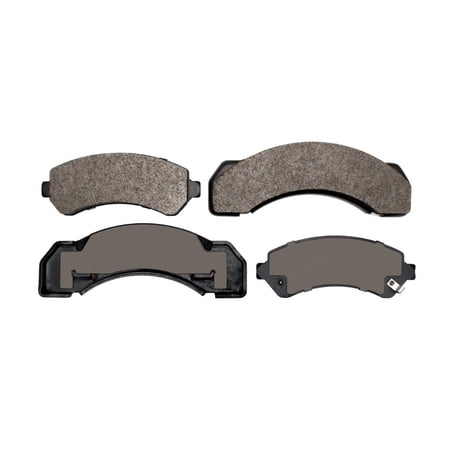 CarLights360 For Chevy C3500 1995 96 97 98 99 2000 Brake Pads | Semi Metallic Friction | 265.2 Millimeters / 10.44 Inches Outer Pad Width