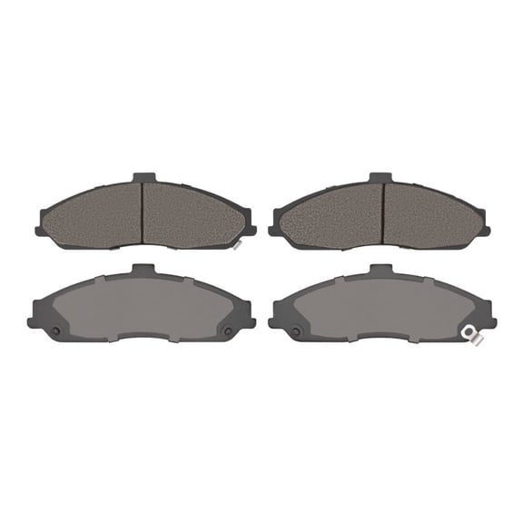 CarLights360 For Chevy Corvette 2011 2012 2013 Brake Pads | Low Metallic Friction | 166.6 Millimeters / 6.56 Inches Inner Pad Width