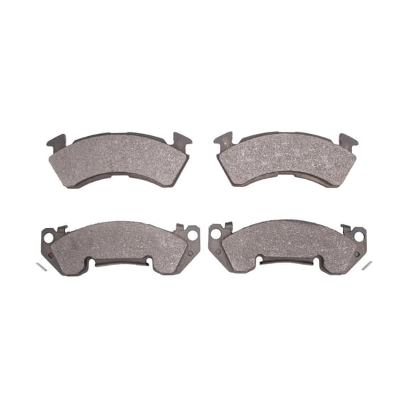 CarLights360 For Chevy Impala 1994 1995 1996 Disc Brake Pads | Semi Metallic Friction | 69.6 Millimeters / 2.74 Inches Inner Pad Height
