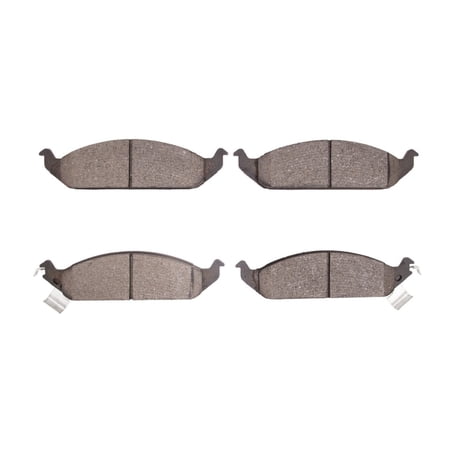 CarLights360 For Chrysler Sebring 1996 97 98 99 2000 Brake Pads | Semi Metallic Friction | 46.7 Millimeters / 1.84 Inches Inner Pad Height