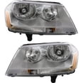 thumbnail image 1 of CarLights360: For Dodge Avenger Headlight 2008-2014 Pair Driver and Passenger Side w/ Bulbs CAPA Certified For CH2502182 + CH2503182, 1 of 4