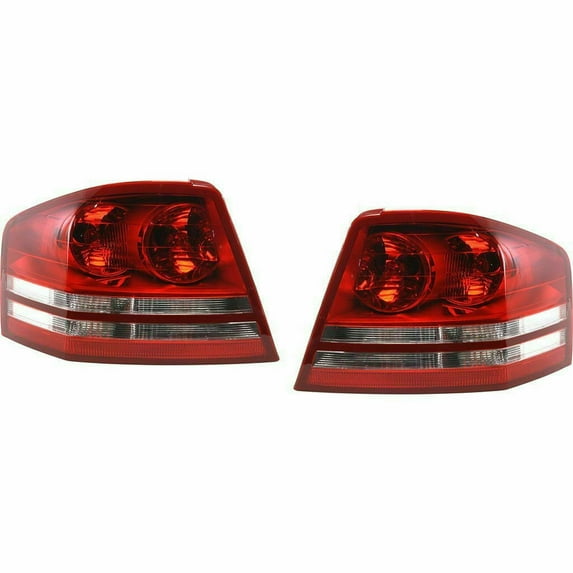 CarLights360: For Dodge Avenger Tail Light 2008 2009 2010 Pair Driver and Passenger Side DOT Certified For CH2800182 | CH2801182 | 5303991AG, 5303990AG