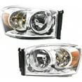 thumbnail image 1 of CarLights360: For Dodge Ram 2500 Headlight 2007 2008 2009 Pair Driver and Passenger Side w/ Bulbs DOT Certified For CH2502180 + CH2503180, 1 of 4