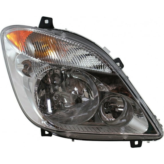 CarLights360: For Dodge Sprinter 3500 Headlight Assembly 2007 2008 2009 Passenger Side w/Bulbs CAPA Certified For MB2503191