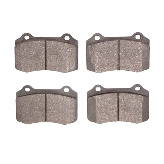 CarLights360 For Dodge Viper 1992-2002 Disc Brake Pads | Low Metallic Friction | 109.7 Millimeters / 4.32 Inches Outer Pad Width