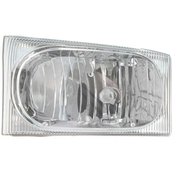 CarLights360: For Ford Excursion Headlight Assembly 2002 2003 2004 Driver Side DOT Certified w/Bulbs-Replacement For FO2502183