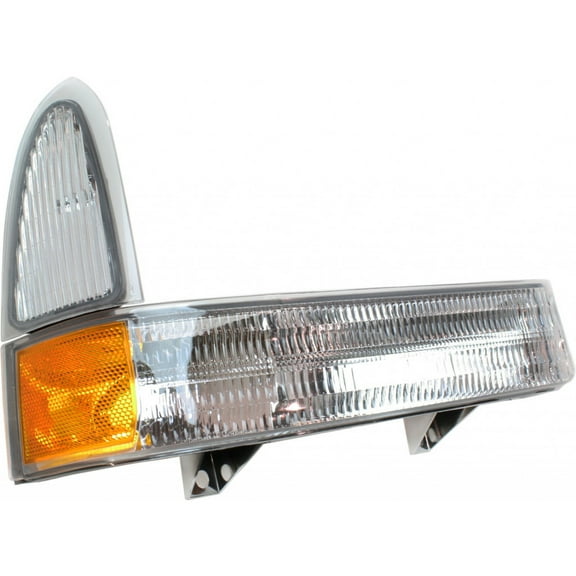 CarLights360: For Ford Excursion Turn Signal / Parking Light Assembly 2001 02 03 2004 Passenger Side | DOT Certified | FO2521169 | 2C3Z 13200 AA