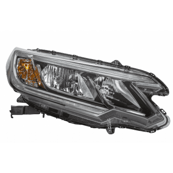 CarLights360: For Honda CR-V Headlight Assembly 2015 2016 Passenger Side CAPA Certified HO2503161 (Vehicle Trim: EX-L | w/ DRL | EX | w/ DRL)